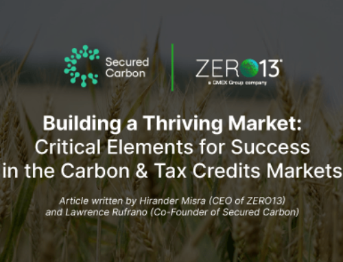 Article: Building a Thriving Market: Critical Elements for Success in the Carbon and Tax Credits Markets